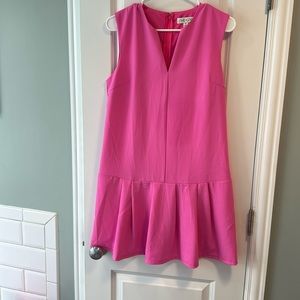 Drop waist pink dress
